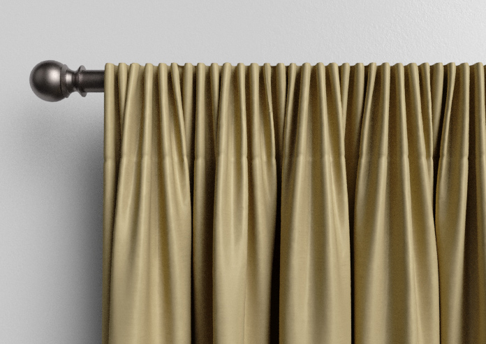 Shima Faux Silk, Latte - Made to Measure Curtains - Image 9